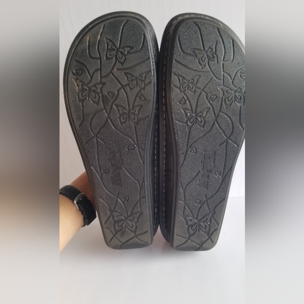 Alegria Valerie Women's Tan Leather Sandals 42 - Picture 5 of 11